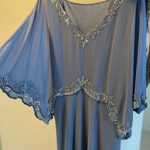 Mother of the Bride gown by Jkara. the perfect amount of "bling" and so comfy